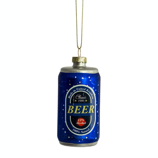 Beer Can Decorative Glass Hanging Ornament - LemonSalt