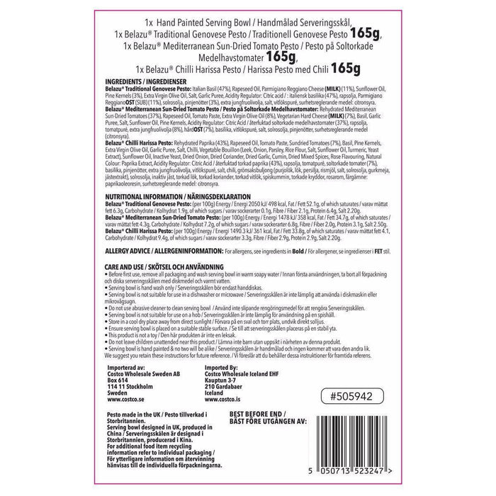 Belazu Serving Bowl and Pesto Set - LemonSalt