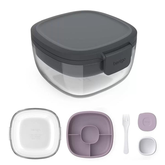 Bentgo All-In-One Glass Salad Container, 2 Pack - LemonSalt