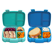 Bentgo Fresh Lunch Box Bundle, 2 Pack in 2 Colours - Blue