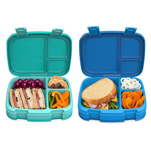Bentgo Fresh Lunch Box Bundle, 2 Pack in 2 Colours - Blue - LemonSalt