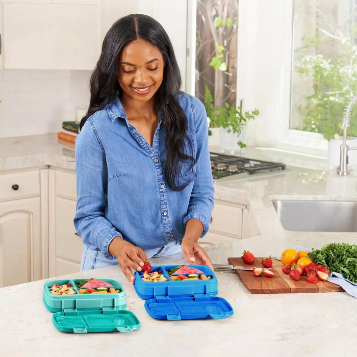 Bentgo Fresh Lunch Box Bundle, 2 Pack in 2 Colours - Purple - LemonSalt