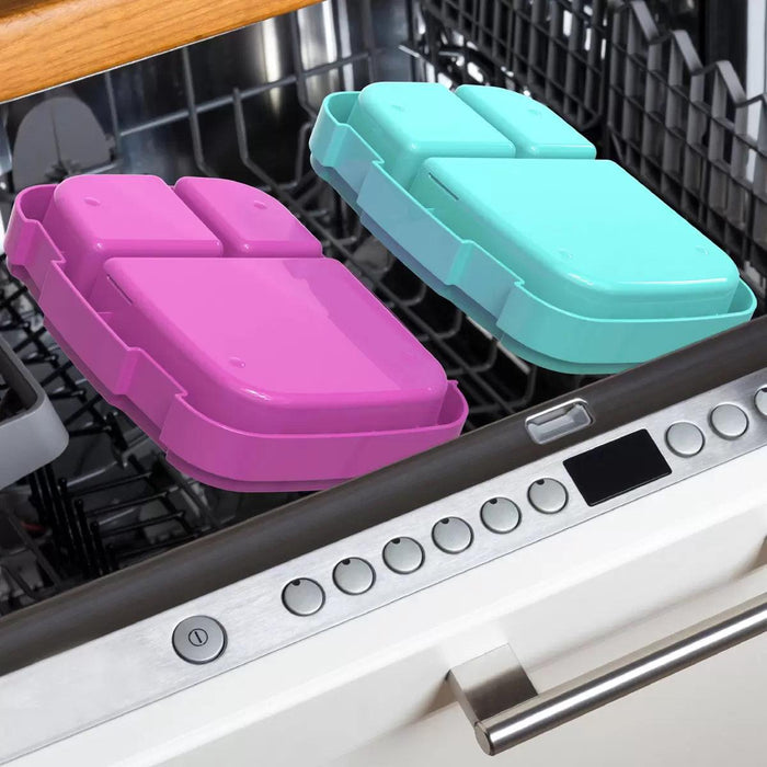 Bentgo Fresh Lunch Box Bundle, 2 Pack in 2 Colours - Purple - LemonSalt