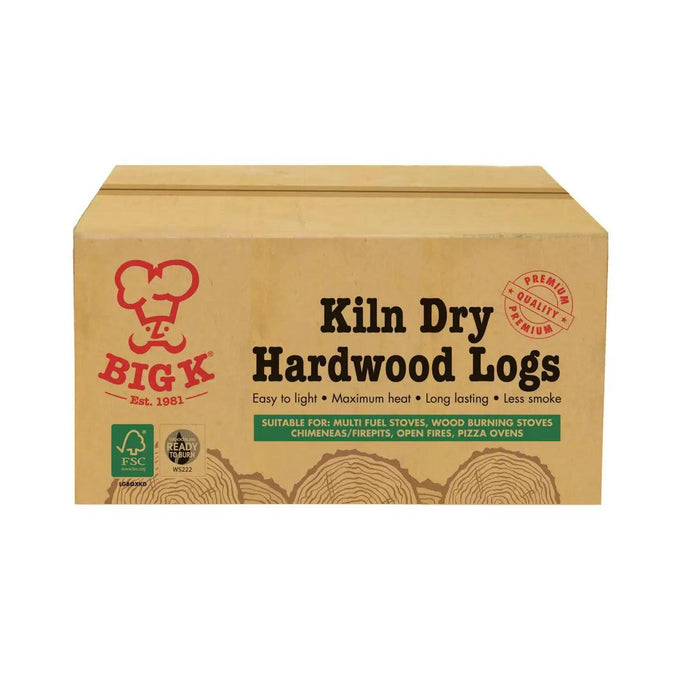 Big K Kiln Dry Hardwood Logs (8kg) - LemonSalt