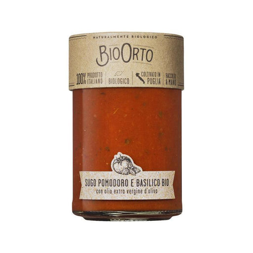 Bio Orto Organic Tomato & Basil Pasta Sauce (350g) - LemonSalt