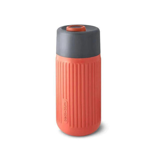 Black+Blum Glass Travel Cup With Silicone Cover (340ml) - Coral - LemonSalt