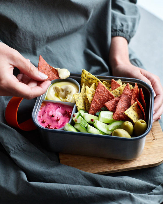 Black+Blum Large Stainless Steel SandWich Box - Ocean (1.25l)