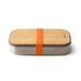 Black+Blum | Plastic Free Meal Prep Lunch Box Sandwich, Stainless Steel, Bamboo Lid, Orange 900ml | {{ collection.title }}