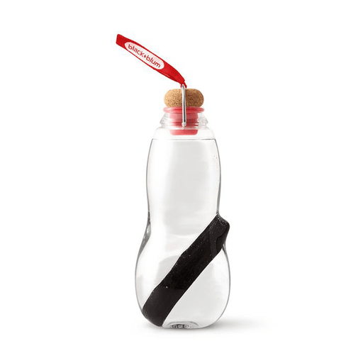 Black+Blum Red Japanese Binchotan Charcoal Filter Water Bottle, 800ml | {{ collection.title }}