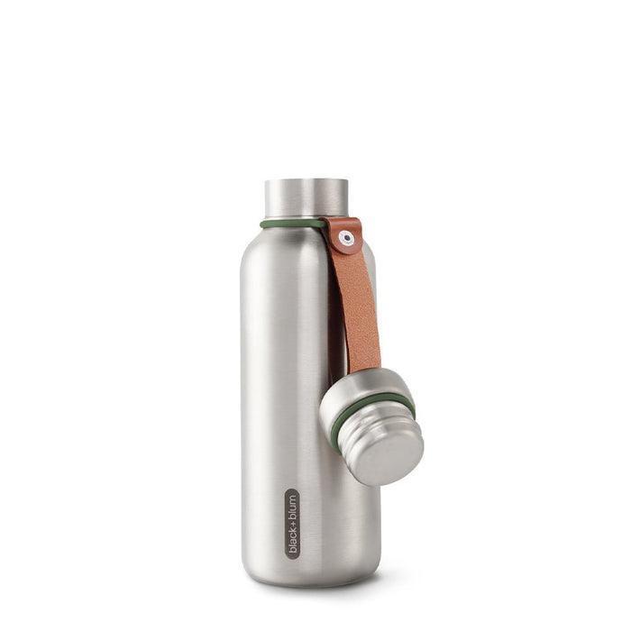 Black+Blum Stainless Steel Insulated Water Bottle 500ml - Olive - LemonSalt