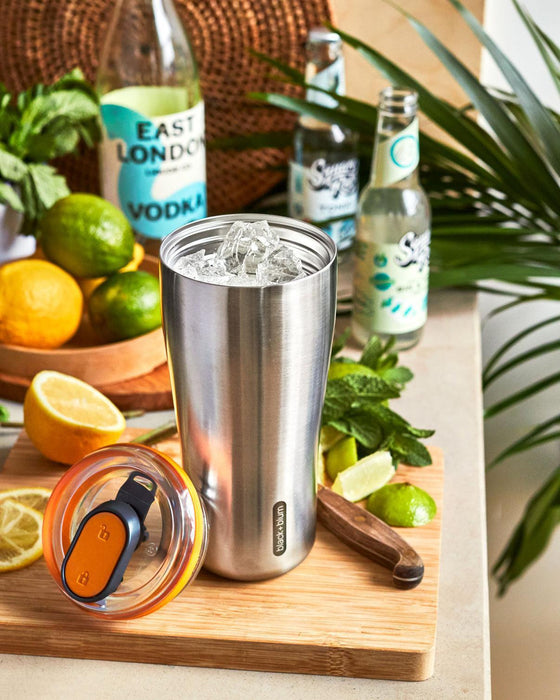Black+Blum Stainless Steel Vacuum Insulated Travel Tumbler 600ml - Olive - LemonSalt