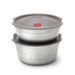 black-blum-steel-food-bowl-large-greyred-950ml-lemonsalt-20745