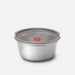 black-blum-steel-food-bowl-large-greyred-950ml-lemonsalt-30712