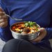 black-blum-steel-food-bowl-large-greyred-950ml-lemonsalt-90904