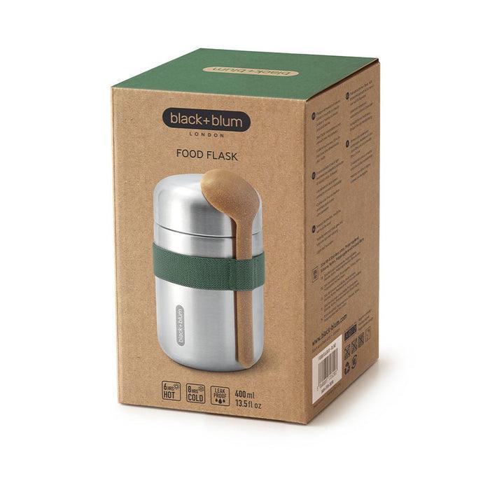 Black+Blum Vacuum Insulated Food Flask (400ml) - Orange - LemonSalt