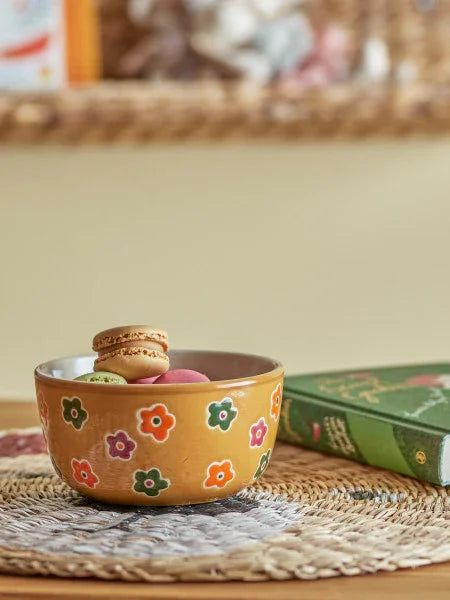 Bloomingville - Addy Bowl, Brown, Stoneware (12cm) - LemonSalt