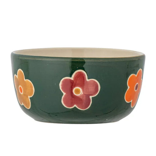 Bloomingville - Addy Bowl, Green, Stoneware (12cm) - LemonSalt