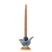 Bloomingville - Ainsa Candle Holder, Blue, Stoneware (11cm) - LemonSalt
