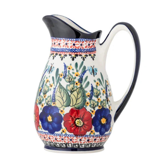 Bloomingville - Florist Jug, Red, Stoneware (23cm) - LemonSalt