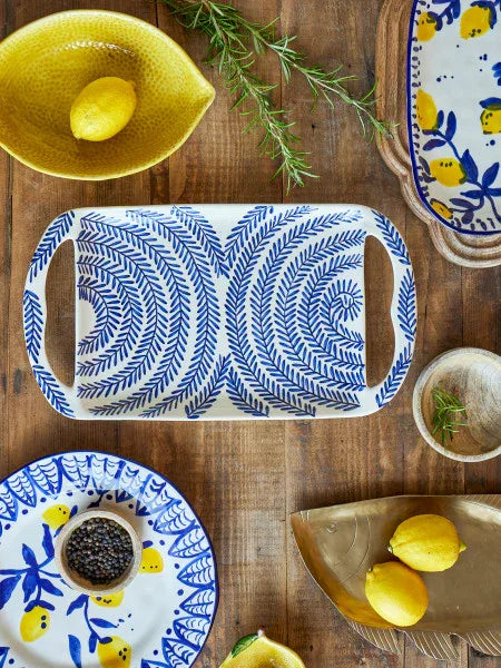 bloomingville-karlie-serving-tray-blue-stoneware-40cm-lemonsalt-79479