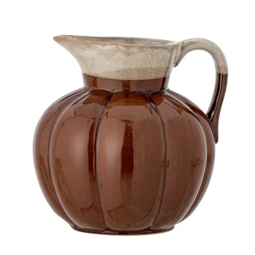 Bloomingville - Luvin Jug, Brown, Stoneware (16.5cm) - LemonSalt