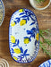 Bloomingville - Maxima Serving Plate, Blue, Stoneware (29cm) - LemonSalt