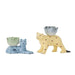Bloomingville - Rory Candle Holder, Blue, Stoneware (Set of 2) - LemonSalt