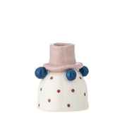 Bloomingville - Tacana Candle Holder, Rose, Stoneware (9cm)