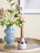 Bloomingville - Tacana Candle Holder, Rose, Stoneware (9cm) - LemonSalt