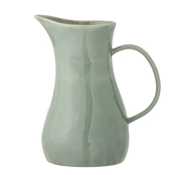 Bloomingville - Tangier Jug, Green, Stoneware (15cm) - LemonSalt