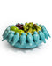 Blue Ceramic Flock of Birds Bowl (37cm) - LemonSalt