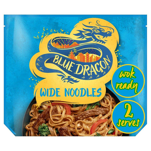 Blue Dragon Wok Ready Wide Noodles (300g) | {{ collection.title }}