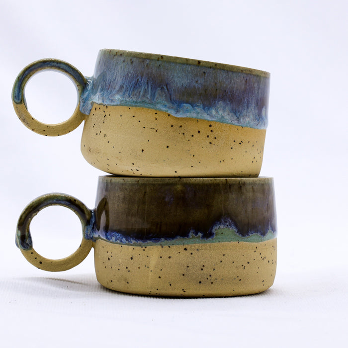 Bluvio Perugia Handmade Stoneware Ceramic Mug