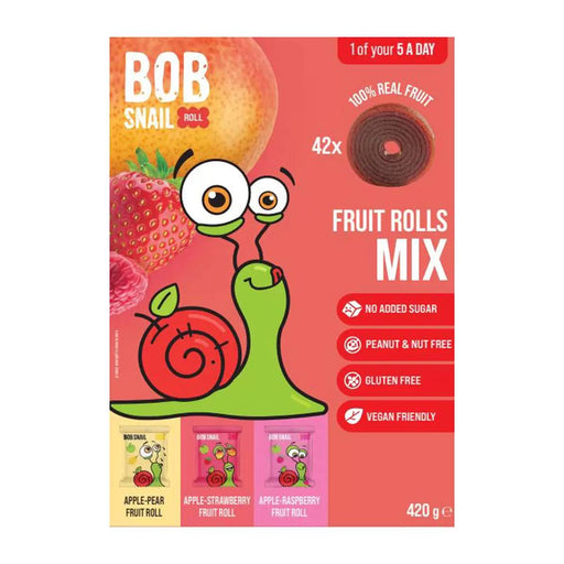 Bob Snail Fruit Rolls Mix (420g) - LemonSalt