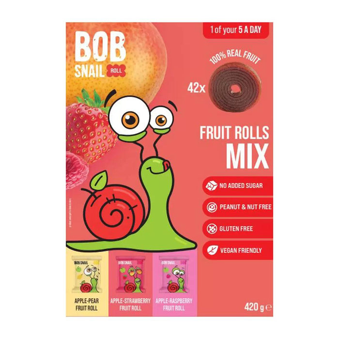 Bob Snail Fruit Rolls Mix (420g) - LemonSalt
