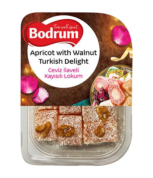 Bodrum Apricot & Walnut Turkish Delight (200g) - LemonSalt