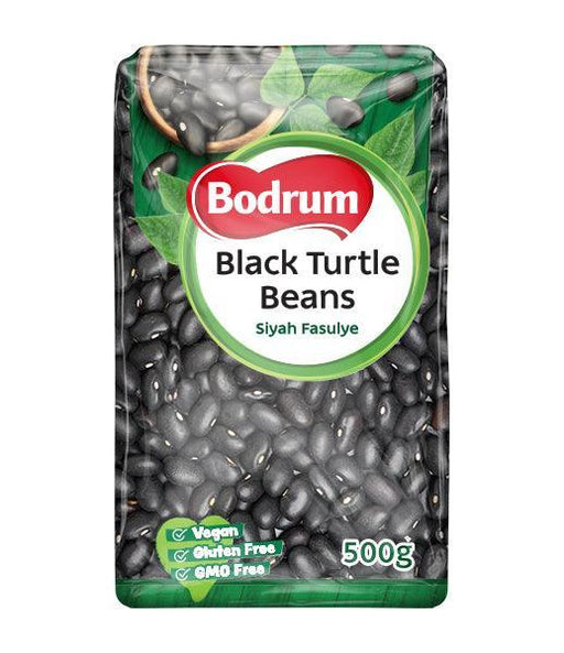 Bodrum Black Turtle Beans (500g) - LemonSalt
