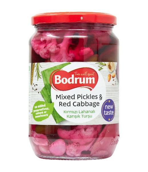 Bodrum Mixed Pickles & Red Cabbage (680g)