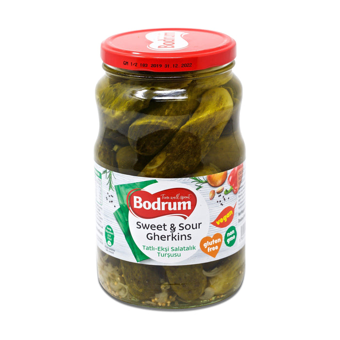 Bodrum Sweet & Sour Gherkins (1.65kg)