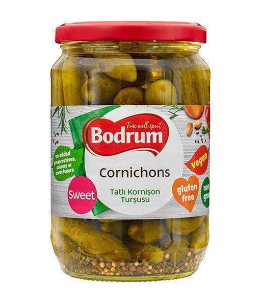 Bodrum Sweet Cornichons (680g) - LemonSalt