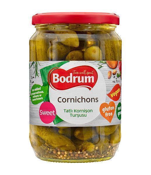 Bodrum Sweet Cornichons (680g) - LemonSalt