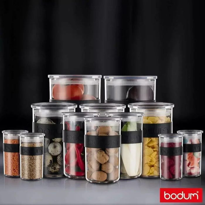 Bodum PRESSO 12 Storage Jars with Lids - LemonSalt