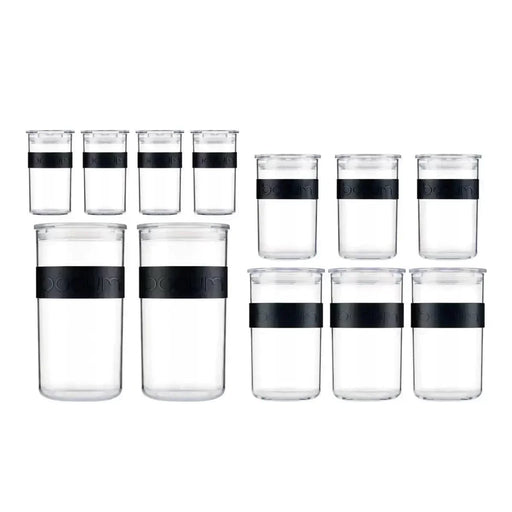 Bodum PRESSO 12 Storage Jars with Lids - LemonSalt