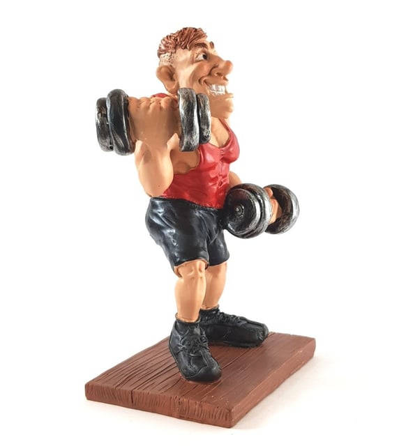 Bodybuilding Athlete Figurine (18cm)