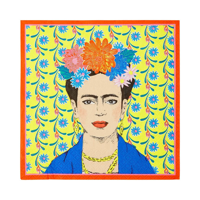 Boho Frida Kahlo Paper Napkins - 20 Pack - LemonSalt