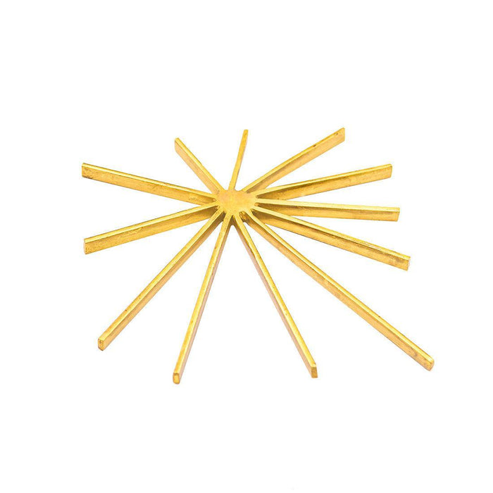 Bombay Duck Brass Starburst Coaster