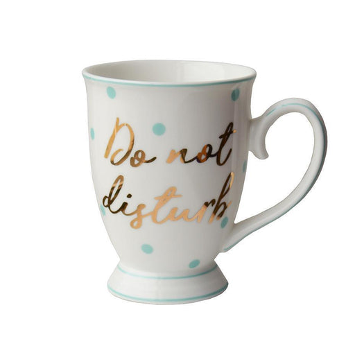 Bombay Duck - Do Not Disturb Mug With Spots Gold/ Mint - LemonSalt