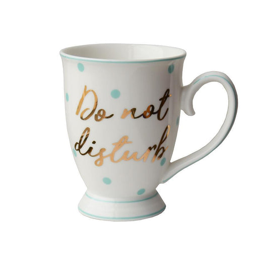 Bombay Duck - Do Not Disturb Mug With Spots Gold/ Mint | {{ collection.title }}