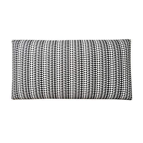 Bombay Duck Embroidered Medina Upholstered Bench Black/White (80 x 40) - LemonSalt
