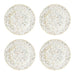 Bombay Duck Enchante Speckled Gold Tea Plates (Set of 4) - LemonSalt